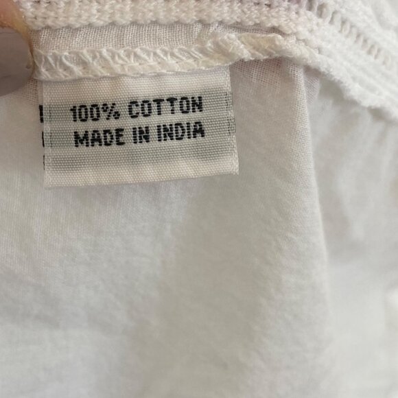 Roberta Freymann Roller Rabbit Peasant Blouse Small White Embroidered Boho - Picture 5 of 9